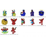 Collection 12 Sesame Street Embroidery Designs Collection 05